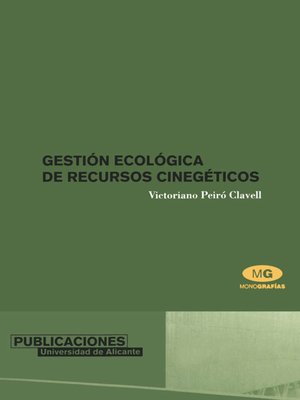 cover image of Gestión ecológica de recursos cinegéticos